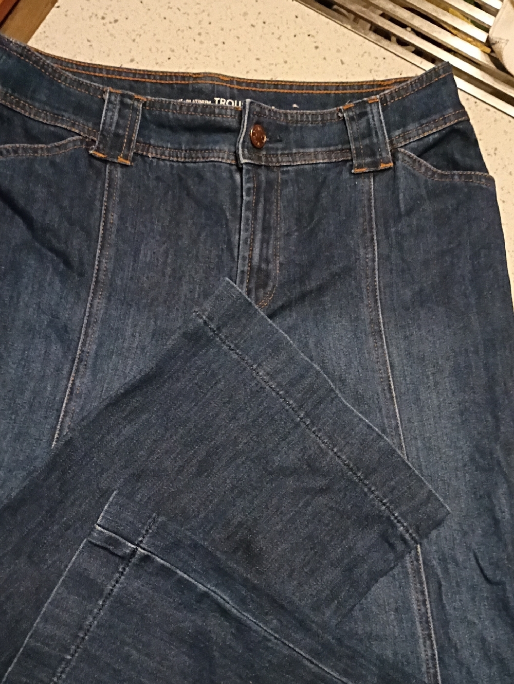 Chico's Men's Dark Blue Bootcut Jeans